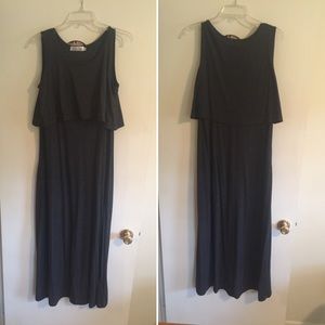 Latched Mama Maternity/Nursing Maxi Dress